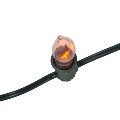 Ten-Light Flicker Flame Longer Light Set