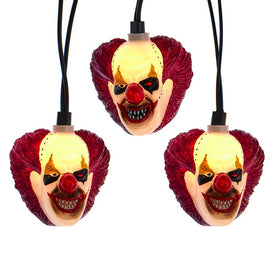 10-Light Scary Clown Light Set