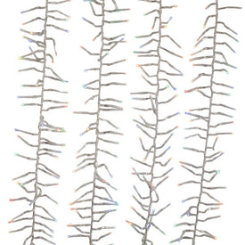 480-Light 15.7' Connectable Cluster Garland with Multi-Colored LED Lights