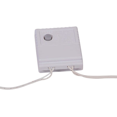 600-Light 49.2' Rice Light Set with Cool White LED Lights and White Wire