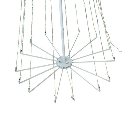 6' Pre-Lit Collapsible Decorated Christmas Tree with RGB LED Lights