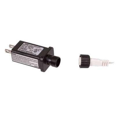 600-Light 49.2' Rice Light Set with Multi-Colored LED Lights and White Wire