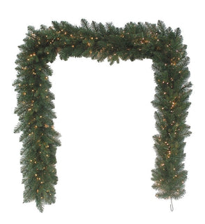 Product Image: GRL72090LEDBWW Holiday/Christmas/Christmas Wreaths & Garlands & Swags