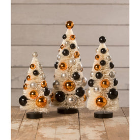 Halloween Polka Dot Trees Set of 3