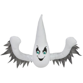 12" Ghoulish Ghost 3-D Halloween Window Decoration