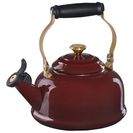 Classic 1.7-Quart Enamel On Steel Whistling Kettle - Rhone