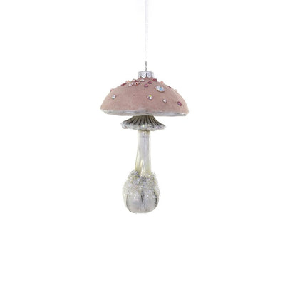 Crushed Velvet Dark Neutral Ornaments Set of 12