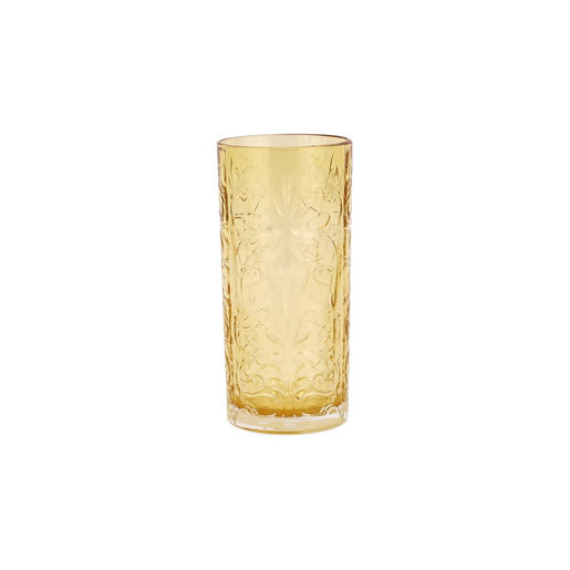 Barocco Amber High Ball Glass