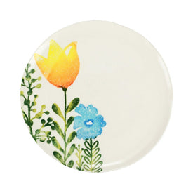 Fiori di Campo Tulip & Rose Salad Plate