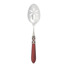 Aladdin Antique Red Slotted Serving Spoon