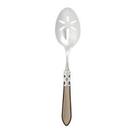 Aladdin Brilliant Taupe Slotted Serving Spoon
