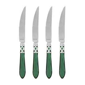 Aladdin Brilliant Green Steak Knives Set of 4
