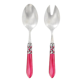 Aladdin Brilliant Raspberry Salad Server Set