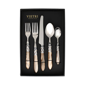Aladdin Brilliant Taupe Five-Piece Place Setting Set of 4