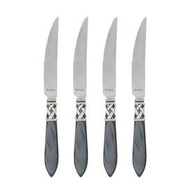 Aladdin Antique Charcoal Steak Knives Set of 4