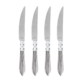 Aladdin Brilliant Light Gray Steak Knives Set of 4
