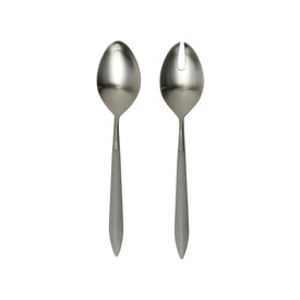 Ares Argento & Light Gray Salad Serving Set