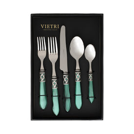 Aladdin Antique Green Five-Piece Place Setting Set of 4