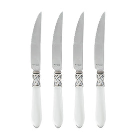 Aladdin Antique Clear Steak Knives Set of 4