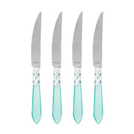 Aladdin Brilliant Aqua Steak Knives Set of 4