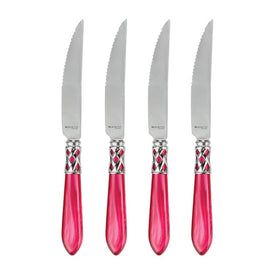 Aladdin Brilliant Raspberry Steak Knives Set of 4