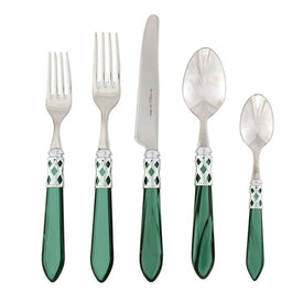 Aladdin Brilliant Green Five-Piece Place Setting