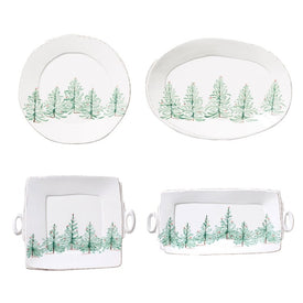 Lastra Holiday Four-Piece Serveware Set