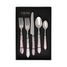 Aladdin Brilliant Lilac Five-Piece Place Setting Set of 4