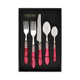 Aladdin Antique Raspberry Five-Piece Place Setting Set of 4
