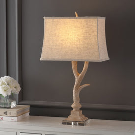 Antler 29.5" LED Table Lamp - Beige