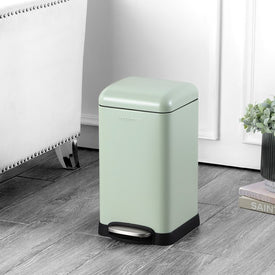 Betty Retro Mini 3.2-Gallon Step-Open Trash Can - Pistachio Gelato