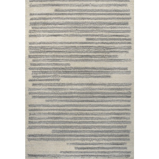 Khalil Berber Stripe 8' x 10' Area Rug - Cream/Gray