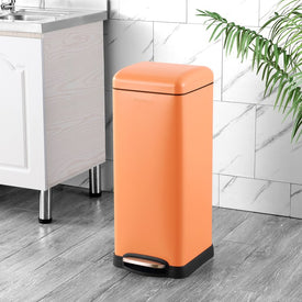 Betty Retro 8-Gallon Step-Open Trash Can - Canary