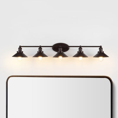 July 46" Five-Light Bathroom Vanity Fixture - Oil Rubbed Bronze