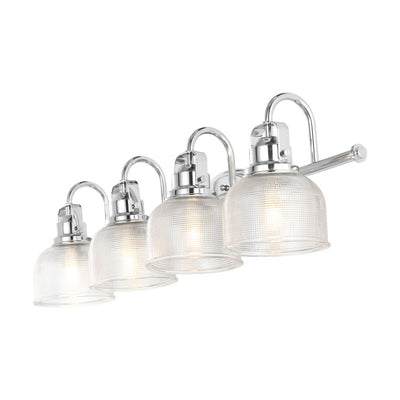 Virginia 30" Four-Light LED Bathroom Vanity Fixture - Chrome