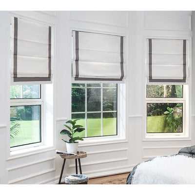 Everyday Celebration 64" L x 34" W 100% Blackout Roman Shade - Taupe