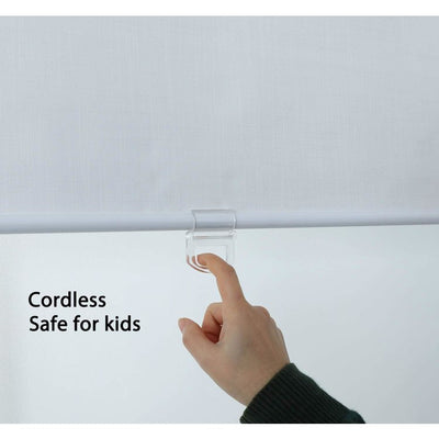 Maximus 64" L x 34" W Blackout Roller Shade - Off White