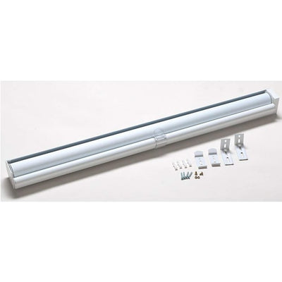 Zebra 72" L x 46" W Cordless Dual-Layer Shade - White