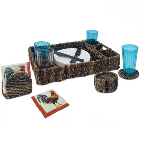 Three-Piece Abaca Entertaining Serving Set