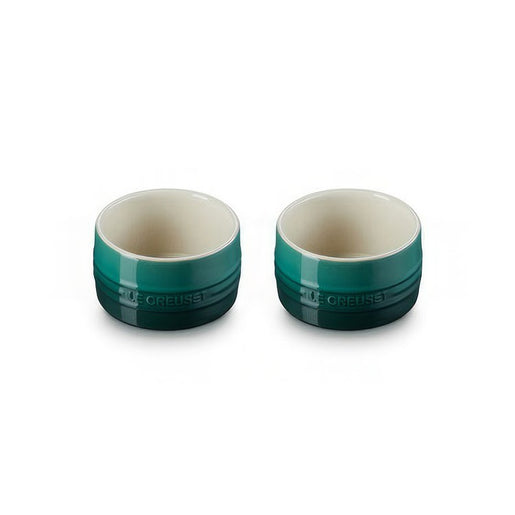 Stoneware Round Straight Wall Ramekins Set of 2 - Artichaut
