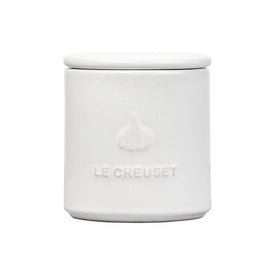 Signature Stoneware Garlic Keeper - White