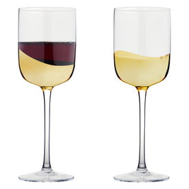 Wave Wine Glasses Set of 2 - Gold