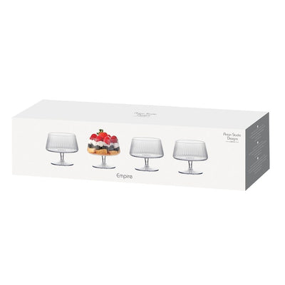 Empire Clear Individual Trifle Bowls Set of 4