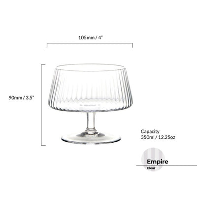 Empire Clear Individual Trifle Bowls Set of 4