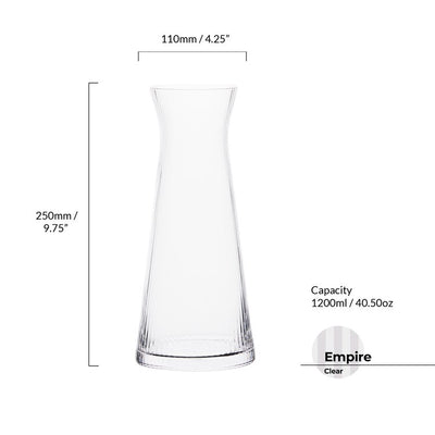 Empire Clear Water Carafe