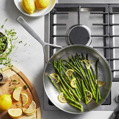 Essential 5-Ply 11" Stainless Steel Fry Pan