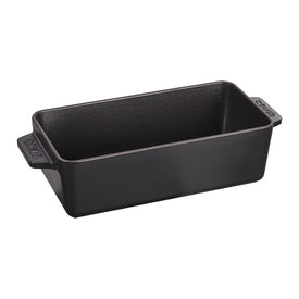 12.75" Cast Iron x 5.25" Cast Iron Loaf Pan - Matte Black