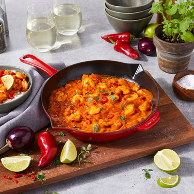 10" Cast Iron Fry Pan - Cherry