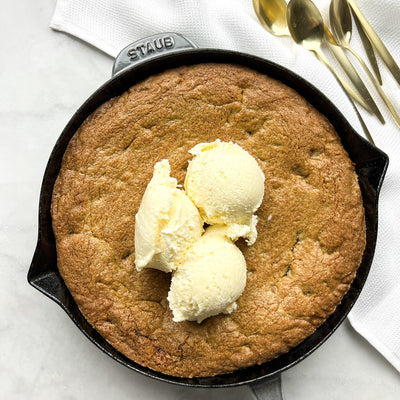 12" Cast Iron Fry Pan - Matte Black