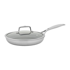 Energy Plus 10" Stainless Steel and Ceramic Nonstick Fry Pan with Lid